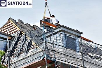 Siatki Tczew - Siatka zabezpieczająca na rusztowania; siatki do zabezpieczenia balustrad i całego rusztowania dla terenów Tczewa